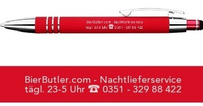 BierButler - Kugelschreiber <br/><font color=grey>(Rot oder Gelb)</font>