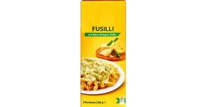 Fusilli <br/>mit Käse-Kräuter-Sauce