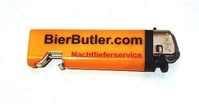 BierButler<br/>Feuerzeug mit Öffner